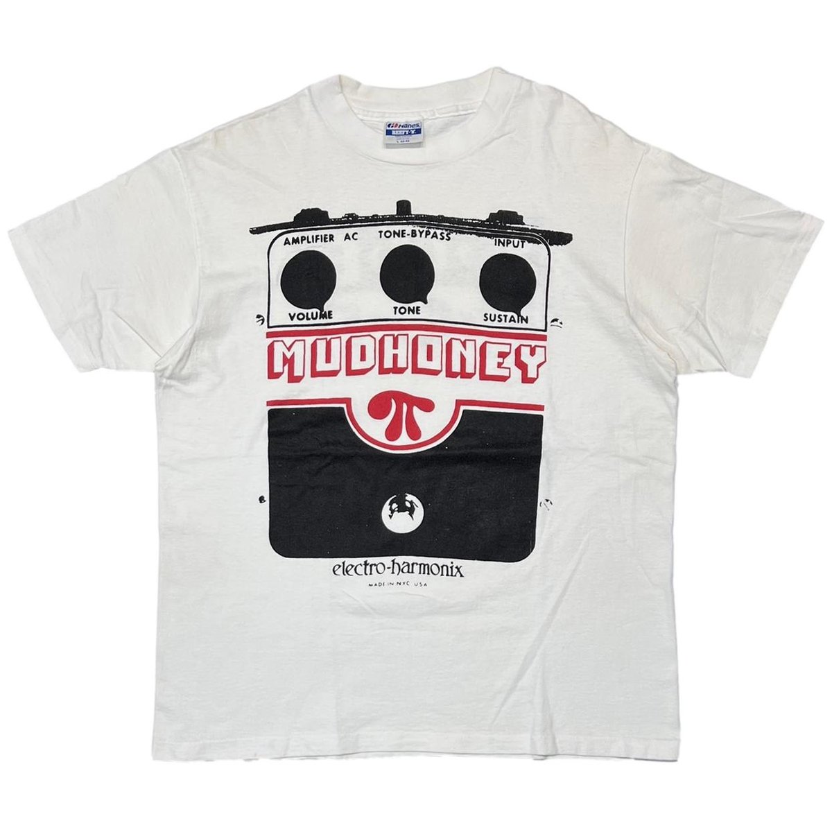 MUDHONEY Superfuzz Bigmuff WHITE HANES LARGE 6848
