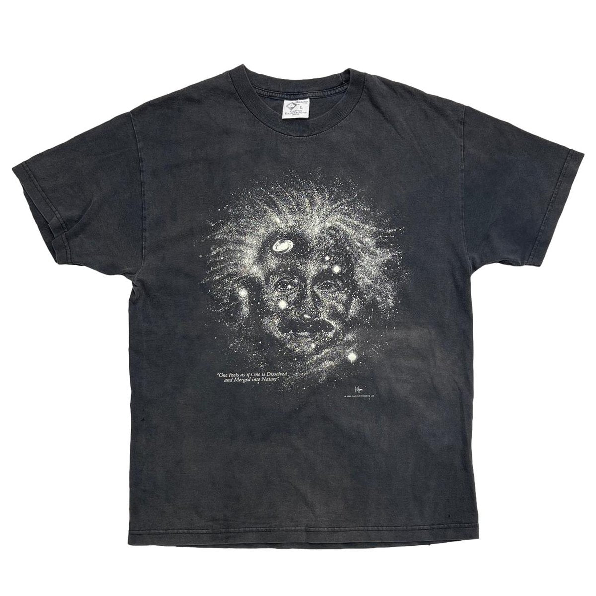ALBERT EINSTEIN 1993 SPACE ONE FEELS AS IF ONE IS DISSOLVED LARGE 6390