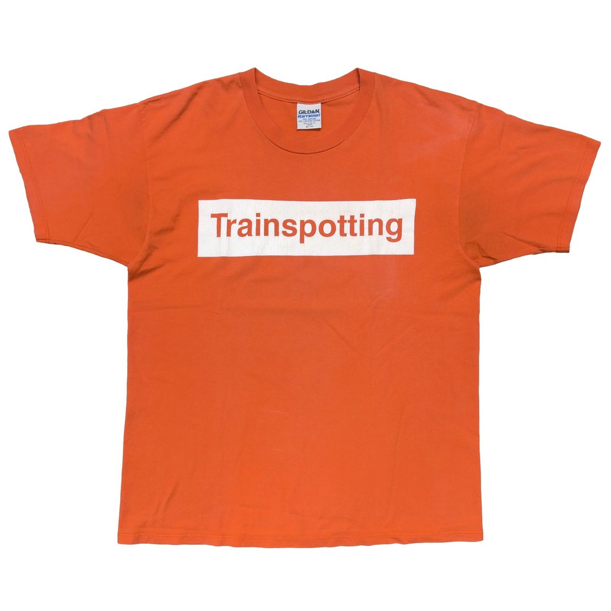Trainspotting MOVIE PROMO LOGO ORANGE GILDAN XL 5278