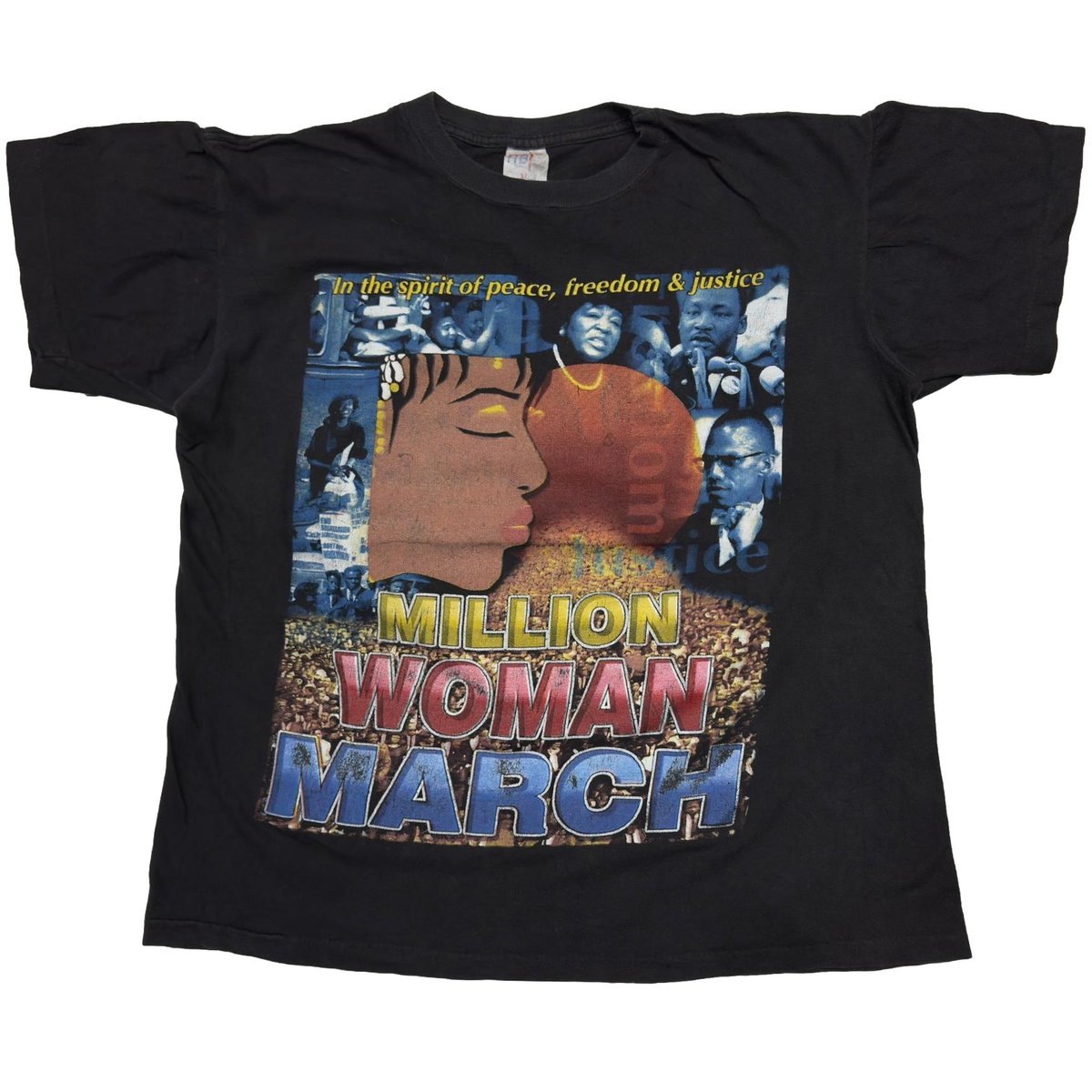 MILLION WOMAN MARCH 1997 BENJAMIN FRANKLIN PARKWAY RAP DESIGN XL 6838