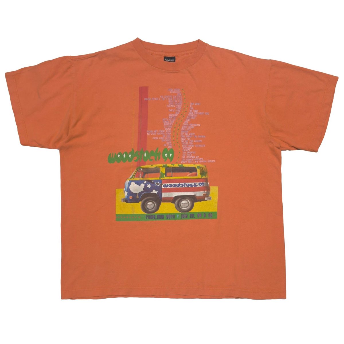 WOODSTOCK 1999 VW BUS ORANGE POLYGRAM XL 6985