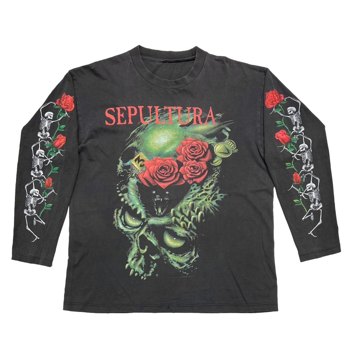 SEPULTURA Beneath The Remains BOOTLEG LS FITS XL 7345
