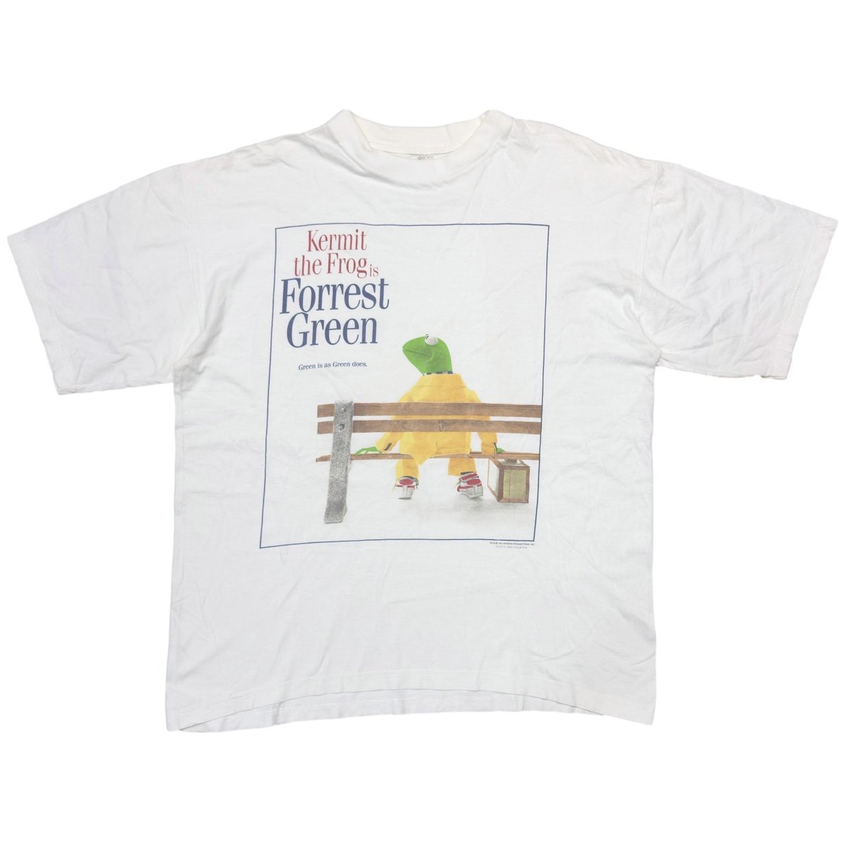 KERMIT FORREST GREEN FORREST GUMP PARODY EURO FITS XL 8359
