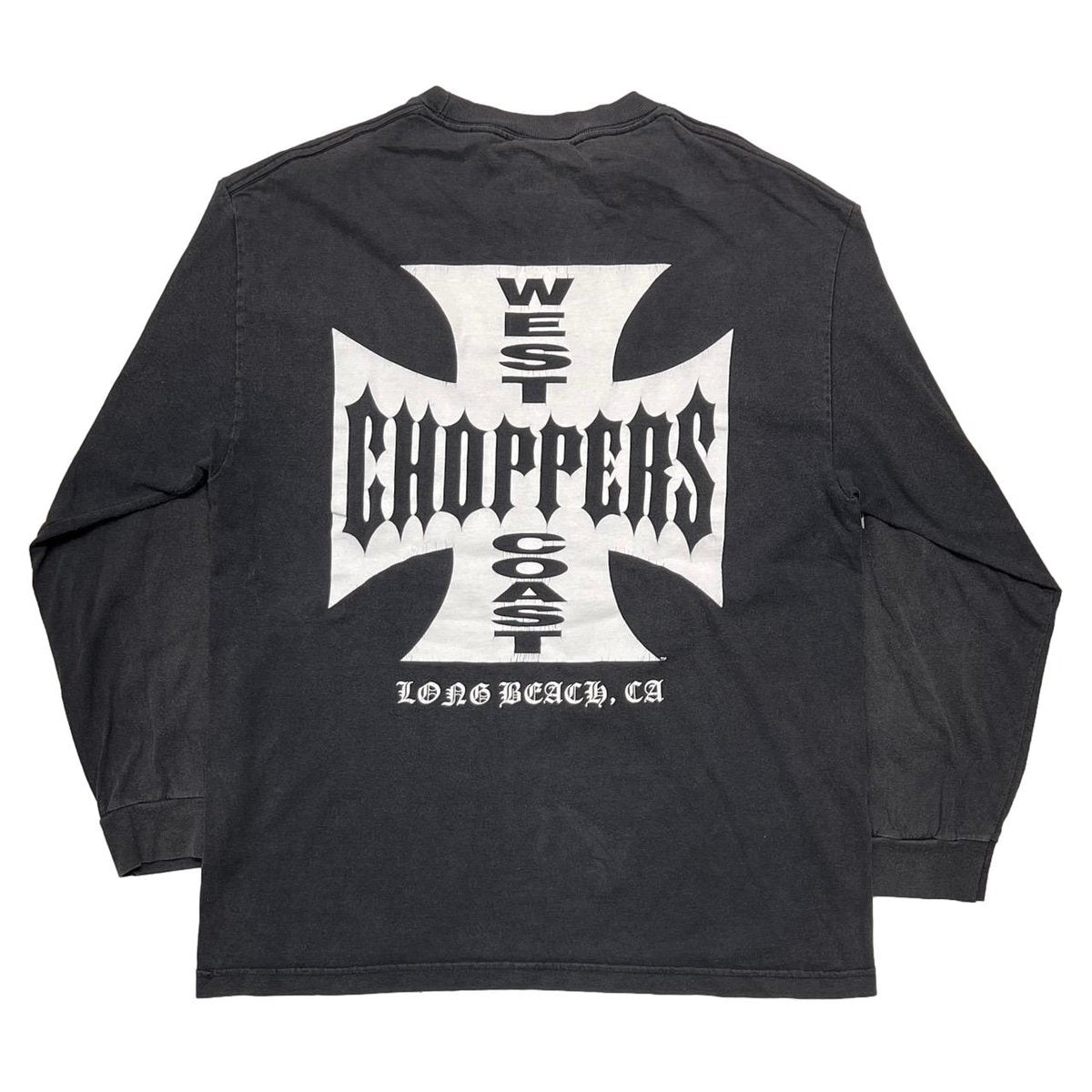 WEST COAST CHOPPERS IRON CROSS LONG BEACH CA LS LARGE 5365