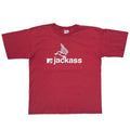 JACKASS MOVIE PROMO CART WHITE TEXT RED ALL SPORT LARGE 6895