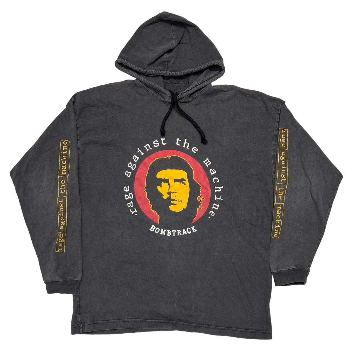 RAGE AGAINST THE MACHINE CHE GUEVARA BOMBTRACK HOODIE BLACK FITS LARGE 4092
