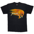 METALLICA PUSHEAD SIDE FLAME SKULL giant BY TEE JAYS XL 6104