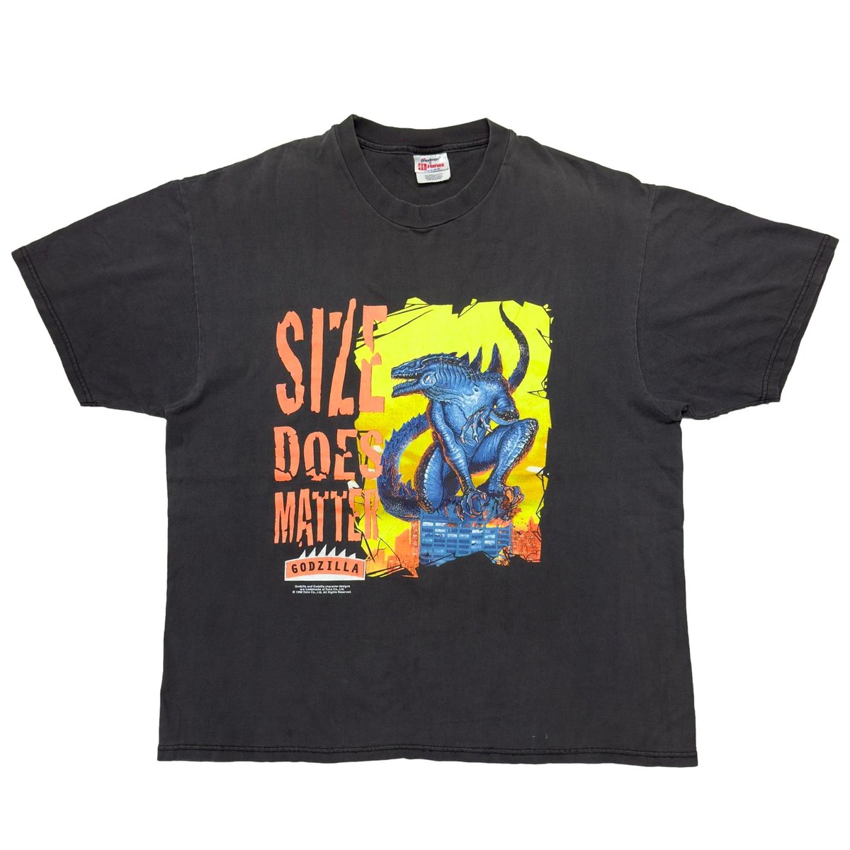 GODZILLA 1998 SIZE DOES MATTER STEDMAN BY HANES XL 6896