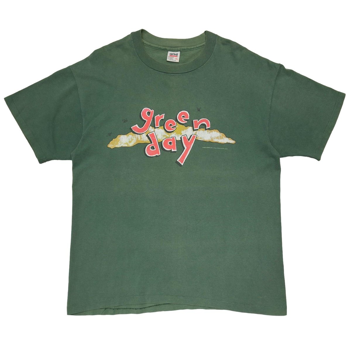 GREEN DAY DOOKIE GREEN anvil XL 9696