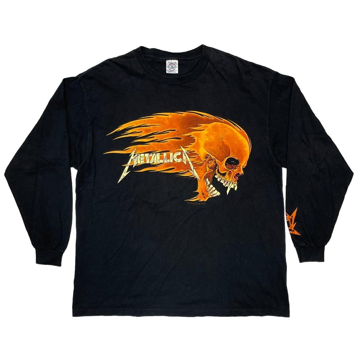 METALLICA FLAME SKULL LS DELTA XL 3242