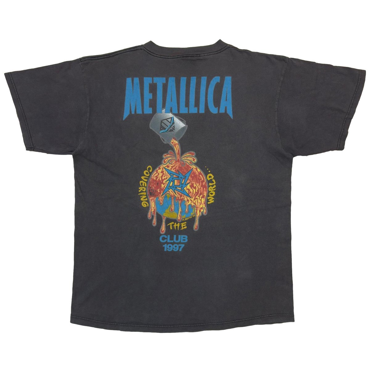 METALLICA 1997 COVERING THE WORLD TULTEX XL 8659