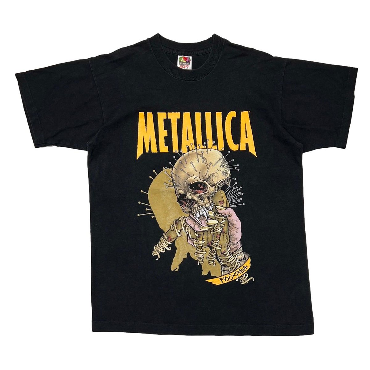 METALLICA PUSHEAD FIXXXER FRUIT OF THE LOOM LARGE 7818