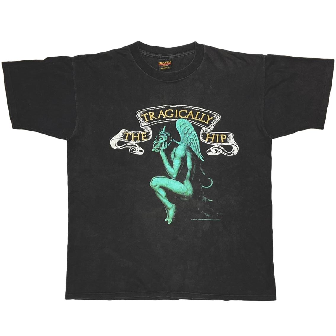 THE TRAGICALLY HIP GARGOYLE TEE BROCKUM XL 4284