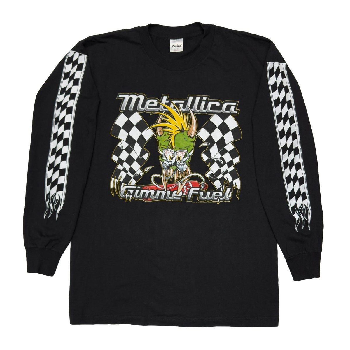 METALLICA 1997 GIMME FUEL LS BLACK MURINA LARGE 1221