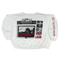 maxell GET BLOWN AWAY! CREWNECK SWEAT WHITE OSFA FITS L-XL 1233