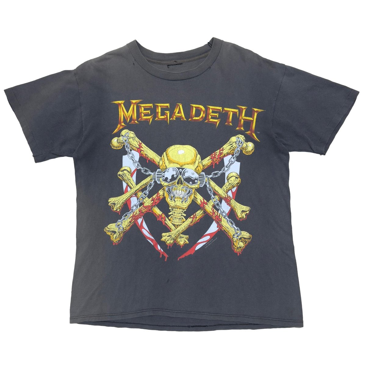 MEGADETH 1991 VIC RATTLEHEAD FITS LARGE 7647