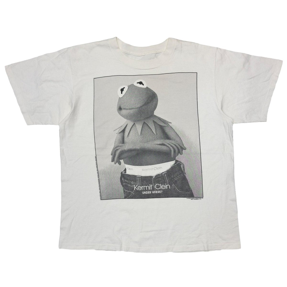 KERMIT KERMIT CLEIN CALVIN KLEIN PARODY WHITE FITS LARGE 1521