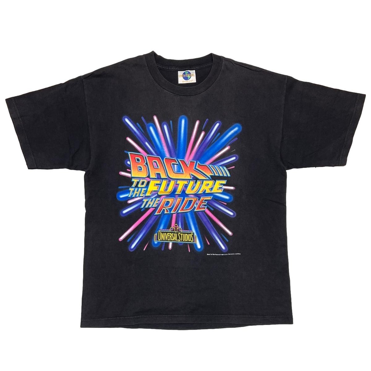 BACK TO THE FUTURE UNIVERSAL THE RIDE DOUBLESIDE 1996 XL 2894