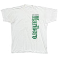 Marlboro MENTHOL GREEN TEXT LOGO WHITE FITS LARGE 7009