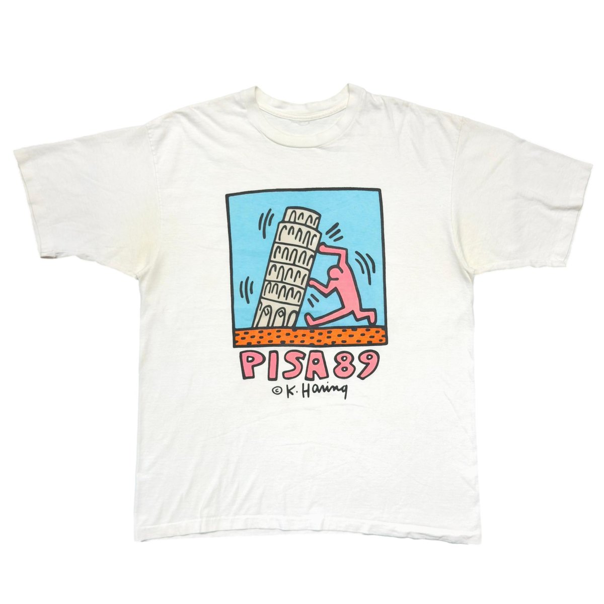 KEITH HARING PISA 89 WHITE FITS XL 6438