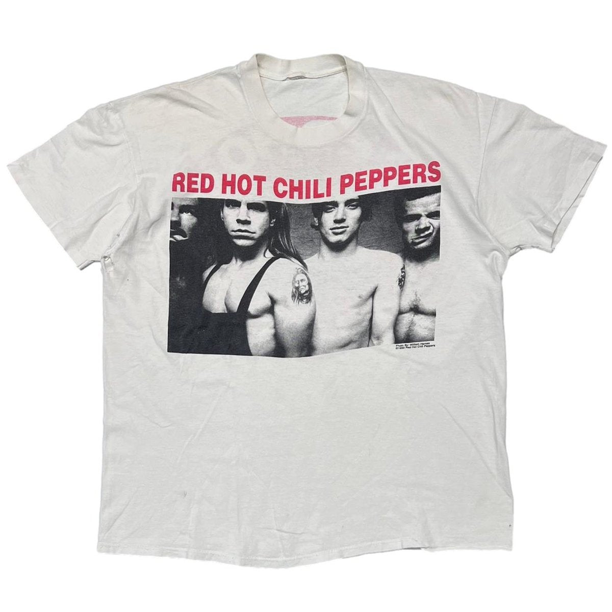 RED HOT CHILI PEPPERS PORTRAIT 1991 WHITE FITS XL 8564