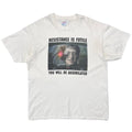 OLD&VINATGE BILL GATES PARODY RESISTANCE IS FUTILE WHITE HANES XL 1395