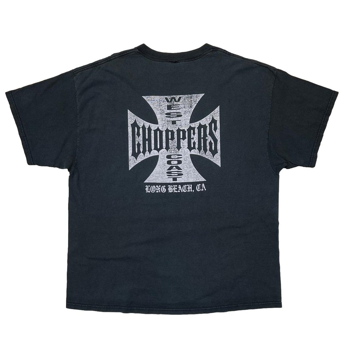 WEST COAST CHOPPERS IRON CROSS LONG BEACH, LA SS FADE FITS XL 7202
