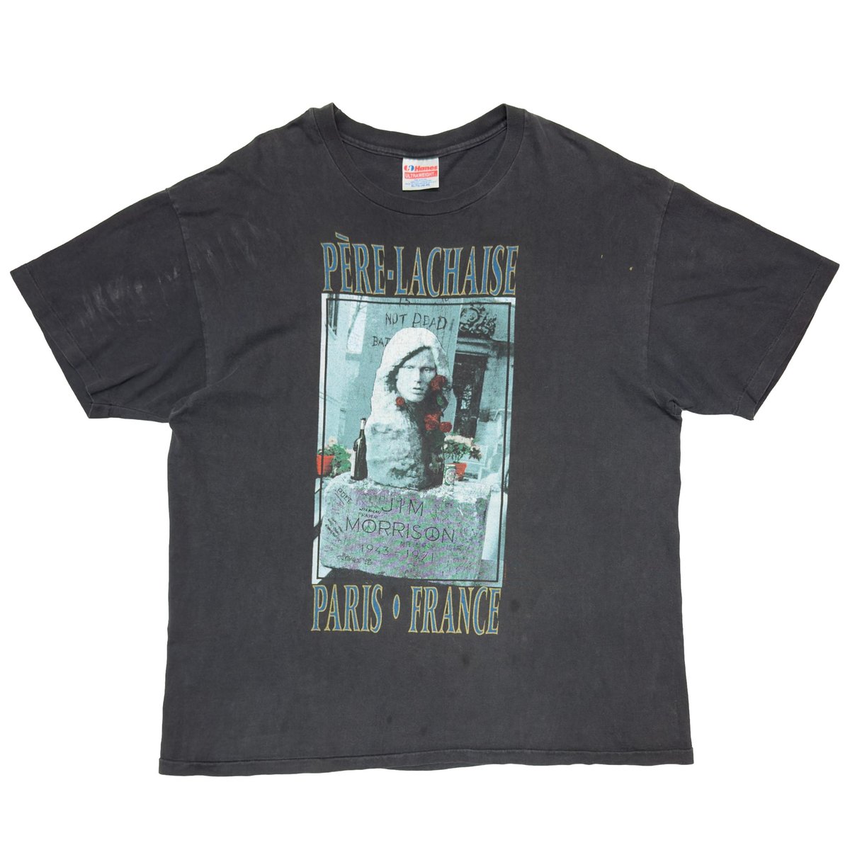 JIM MORRISON PERE-LACHAISE PARIS FRANCE HANES XL 5179
