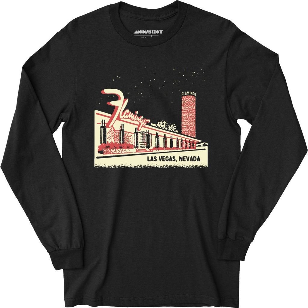 Flamingo Hotel Retro Vintage Las Vegas - Long Sleeve