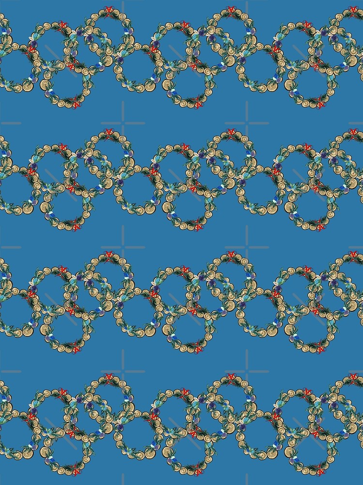 A-round Wreath - icicle by Flossiphy
