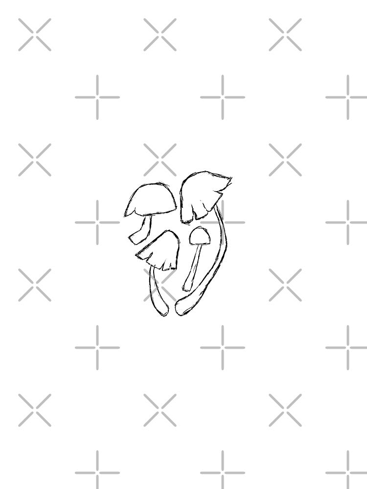 mushroom sketch by small things club
