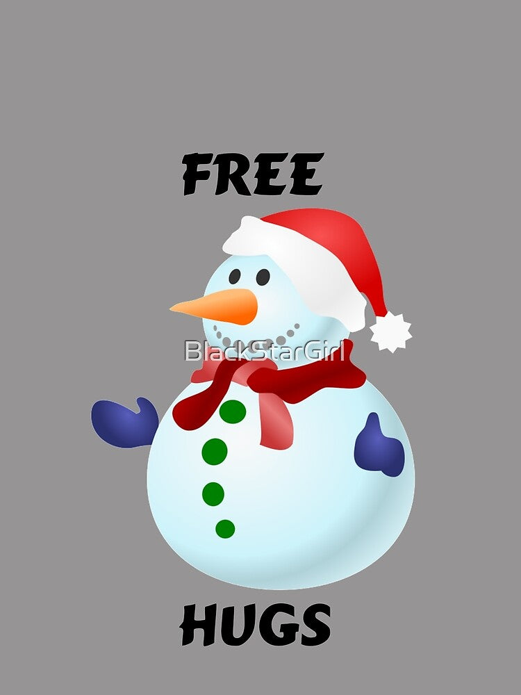 Christmas Free Hugs Snowman by MurphyMorganGifts