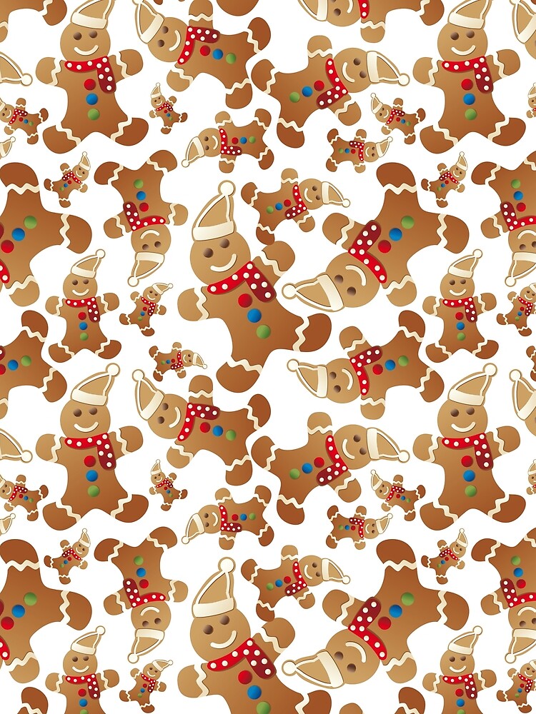 Gingerbread Christmas seamless pattern by natropycals