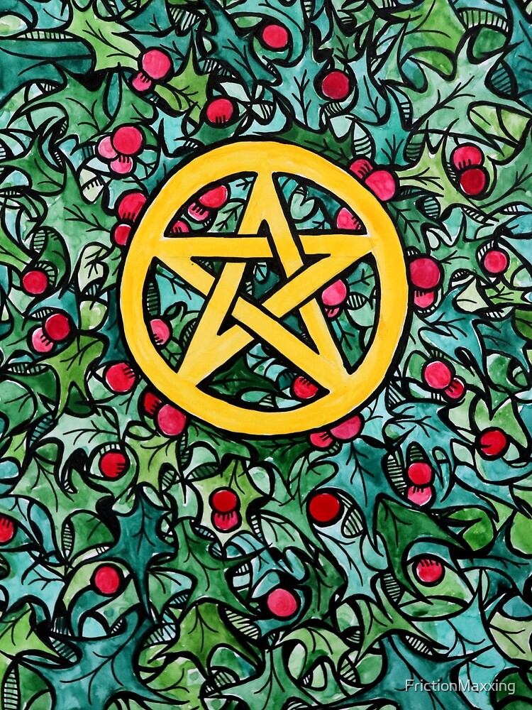 Yule Pentacle by FrictionMaxxing