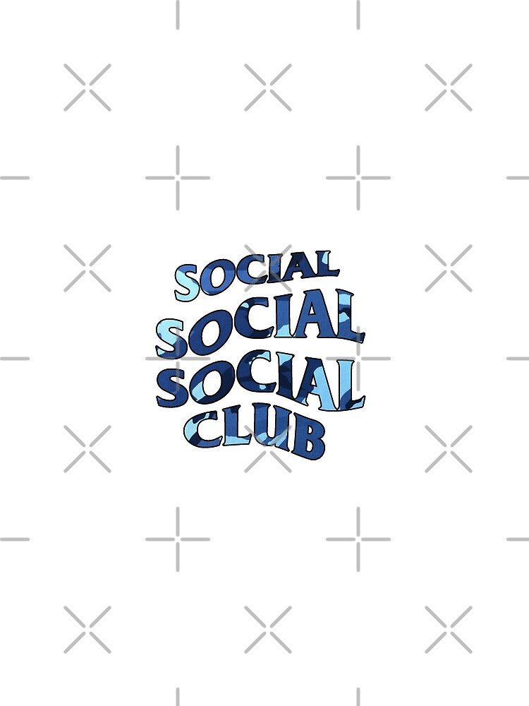 SOCIAL SOCIAL SOCIAL CLUB - Blue Camo by NewMerchandise