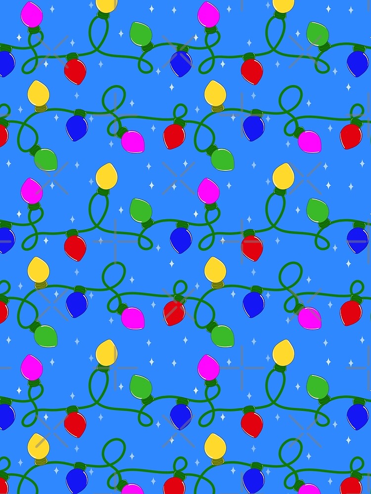 Blue Christmas Lights by SpunkyDoodles