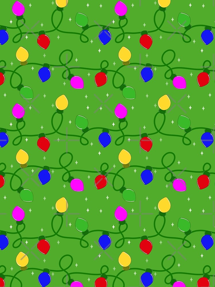 Green Christmas Lights by SpunkyDoodles