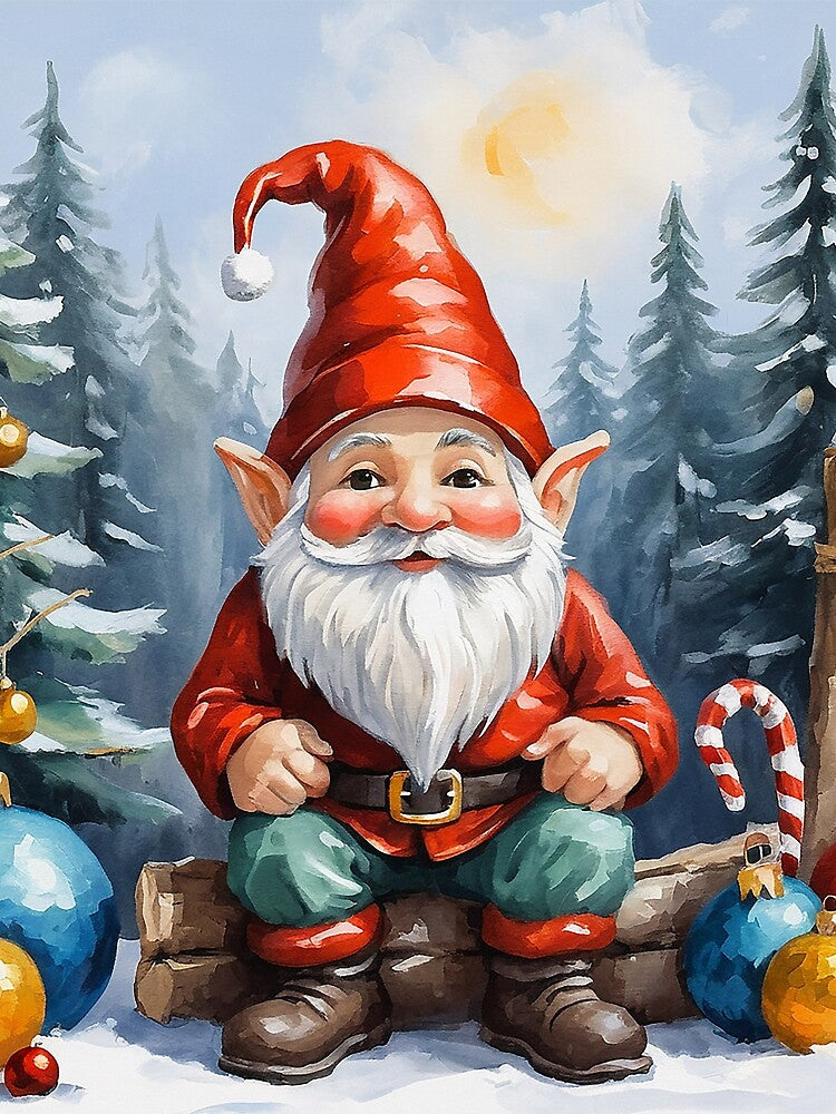 Cute Christmas Gnome by Aganona