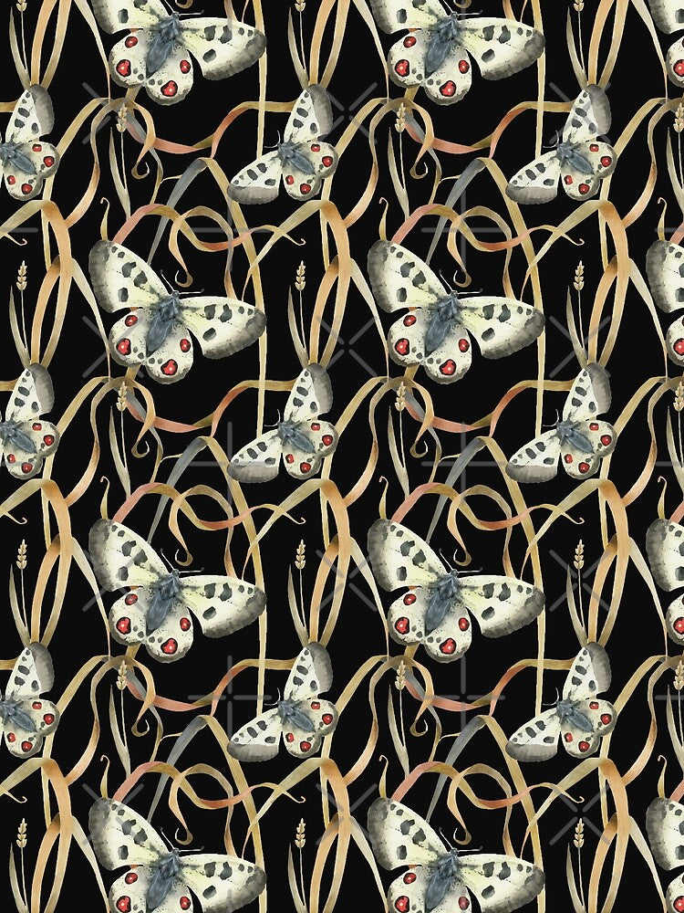 Moth butterfly pattern background by TheSimpleMan