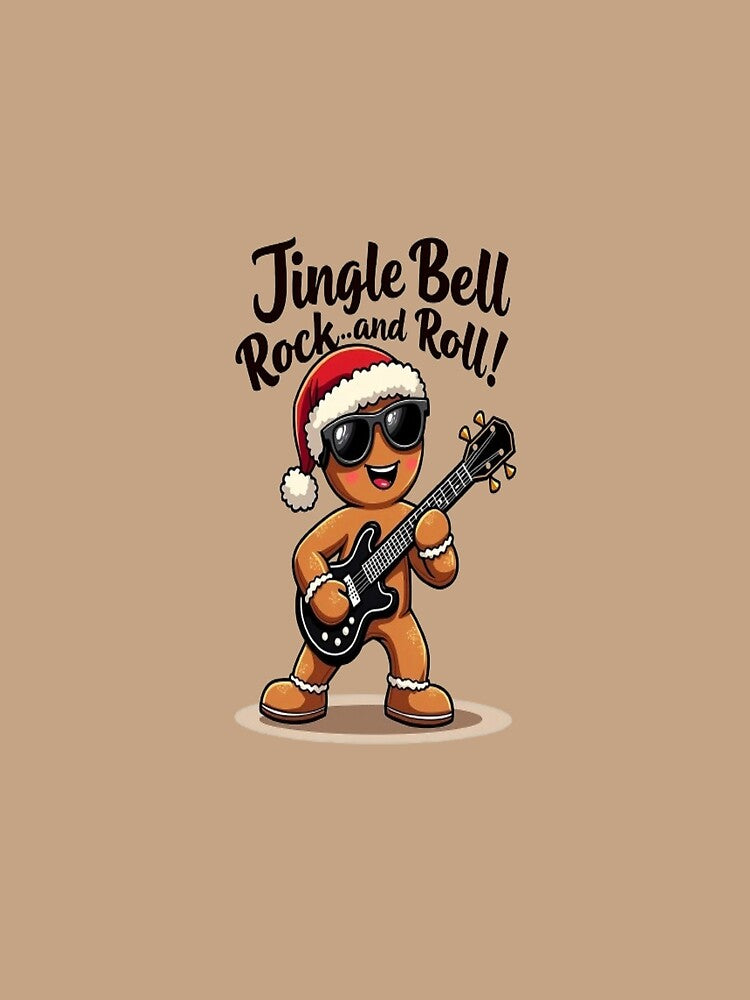 "Christmas Gingerbread Man Rock and Roll" by quotesdesignss