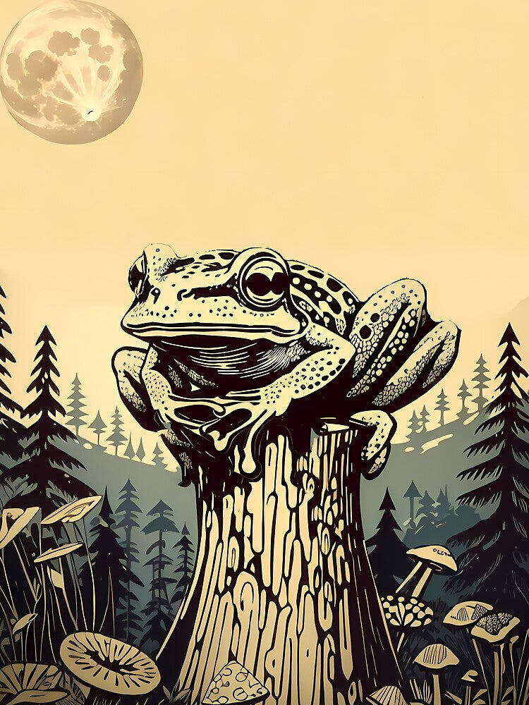 Goblincore Frog by ZenStickConcept
