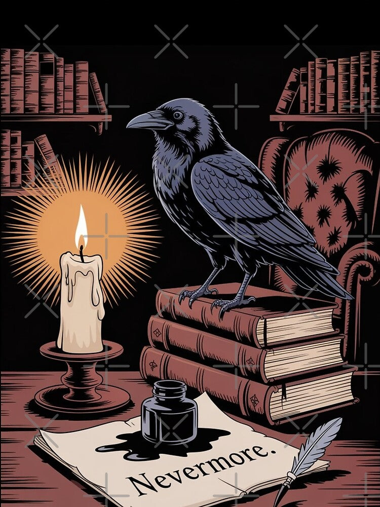 Edgar Allan Poe Quote Dark Academia Aesthetic by TheVelvetArchive