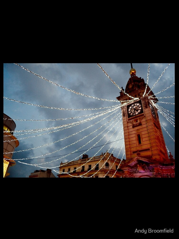 Brighton Clock Tower with Lights by Andy Broomfield
