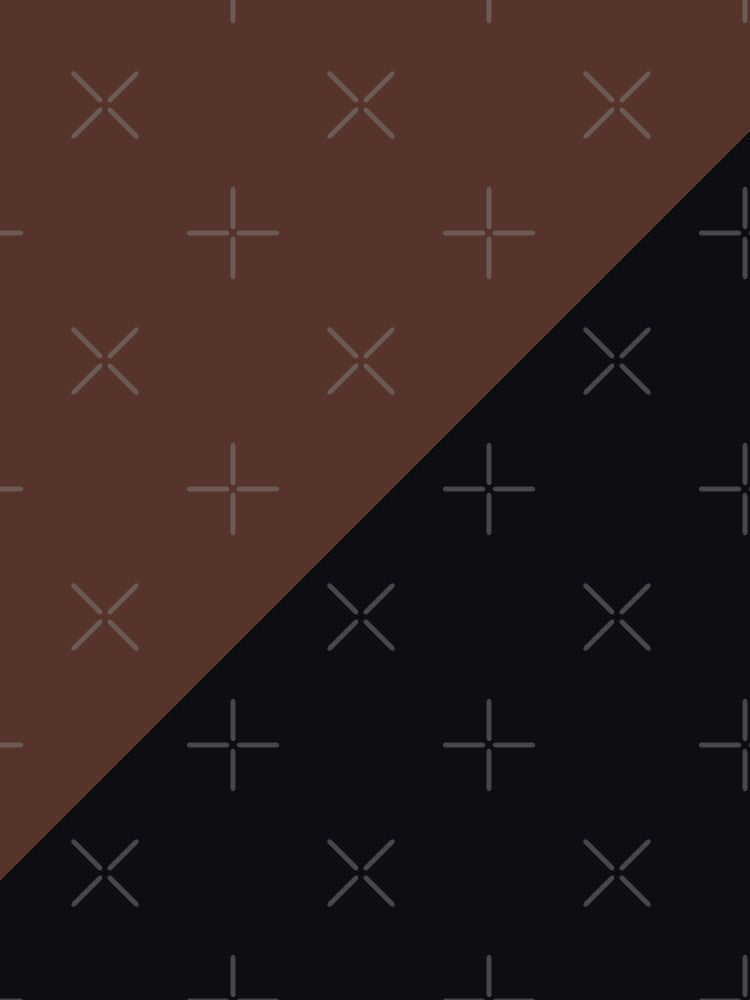 minimalist color block diagonal brown and black dark academia by neopop