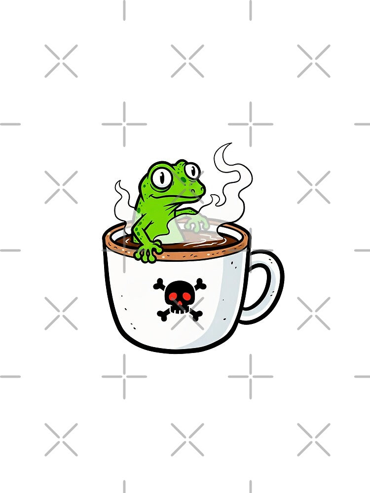 Cute Green Frog in Poison Mug by Redwal15