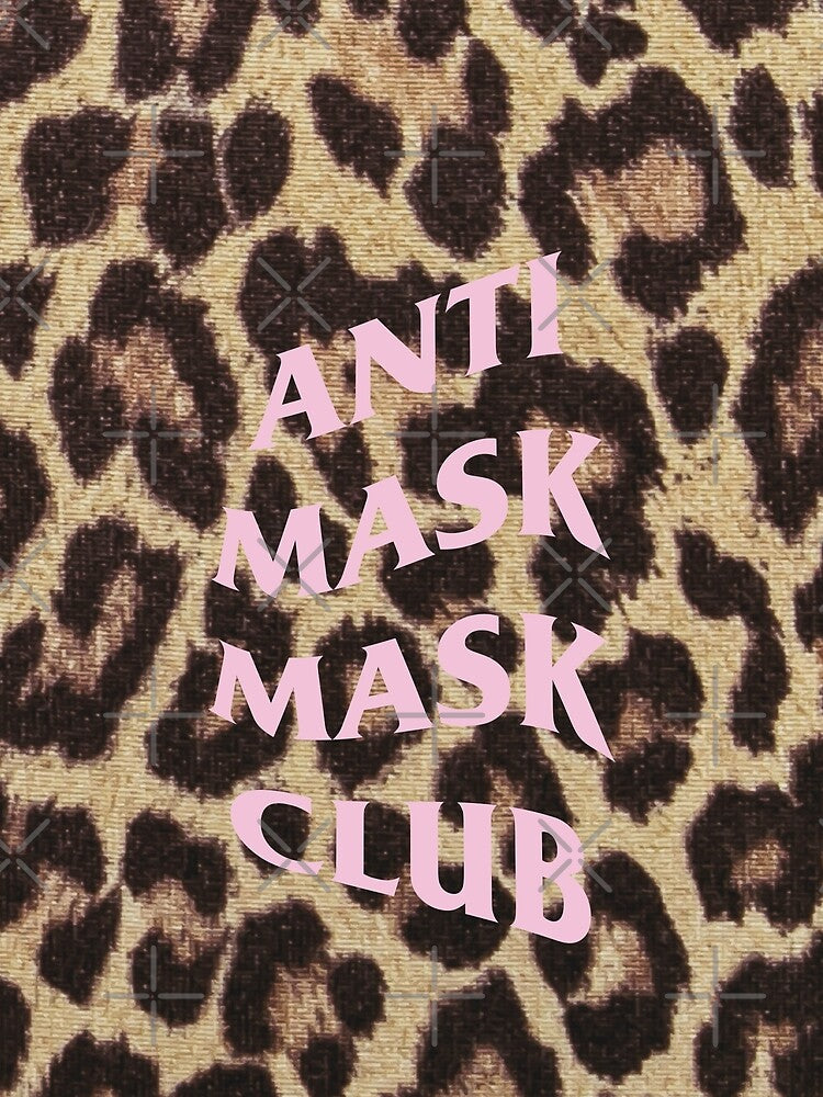Anti Mask Mask Club (Pink Leopard) by MonarchMerch
