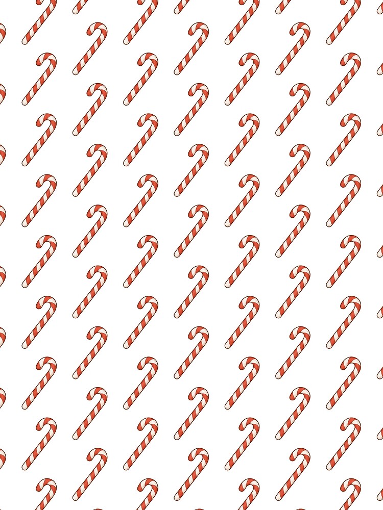 Classic Candy Cane Christmas Design – Sweet Holiday Pattern for Clothing & Home Décor by Painted Moon by Luna Bee™