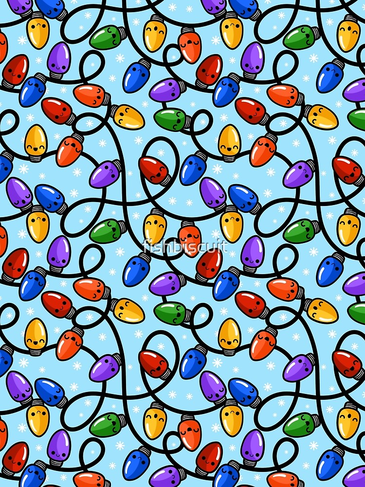 Kawaii Cute Christmas Lights by fishbiscuit