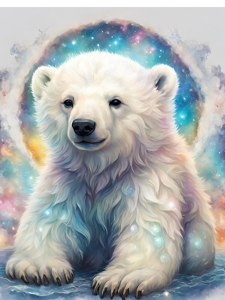 Cute Baby Polar Bear Art Gifts For Animal Lovers, and Baby Polar Bear Lovers by Cuteanimalgifts