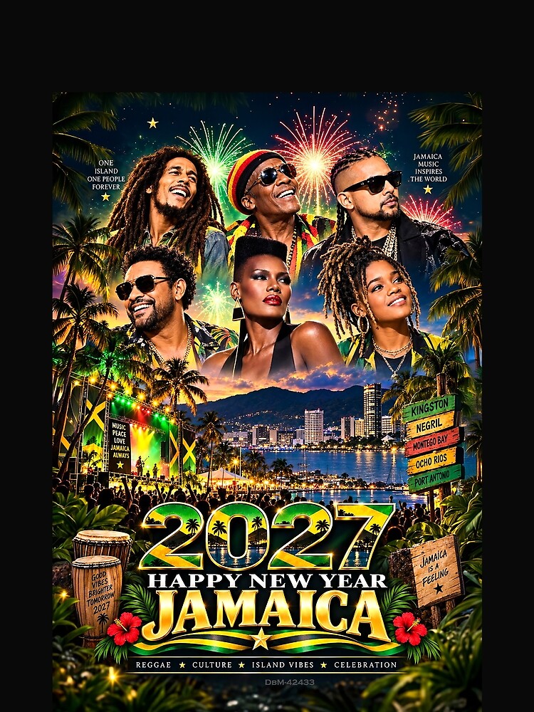 2027 HAPPY NEW YEAR - JAMAICA - 9 MILES - KINGSTON, MONTEGO BAY by DBM Photo Art 1